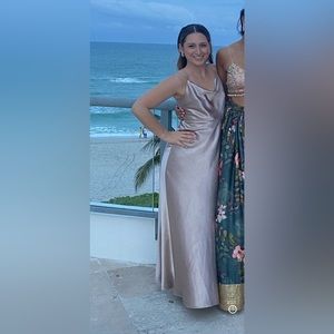 LISA LONG DRESS Birdy Grey